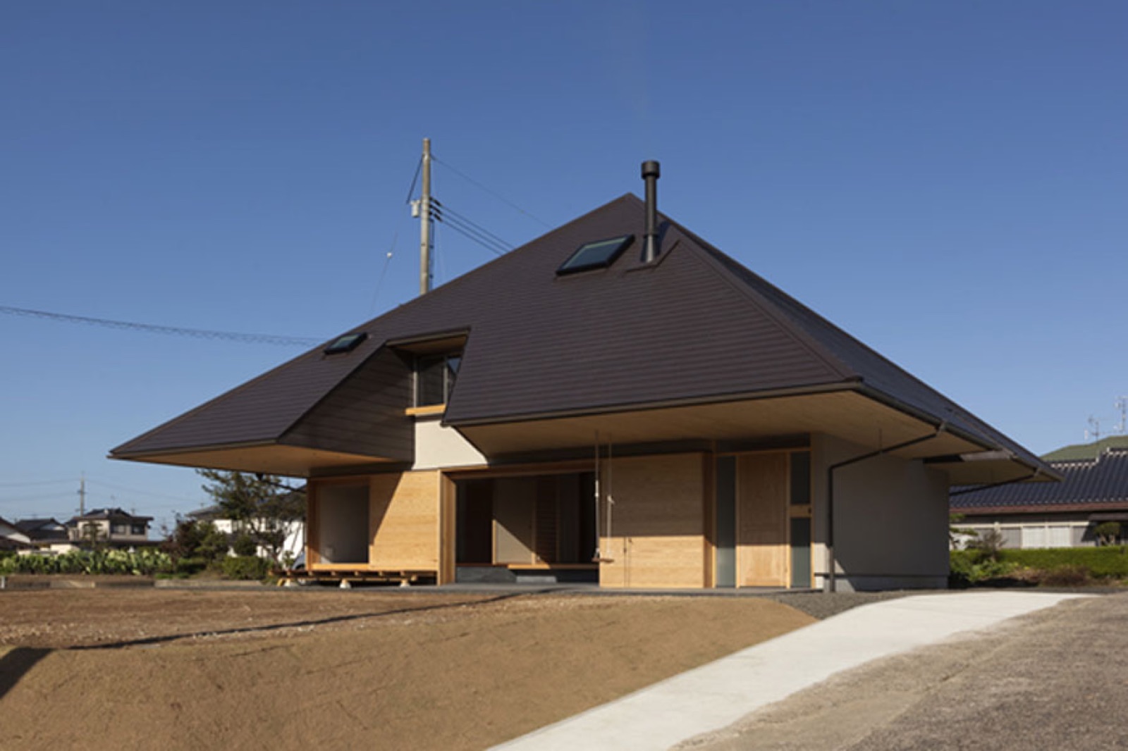 屋根の家