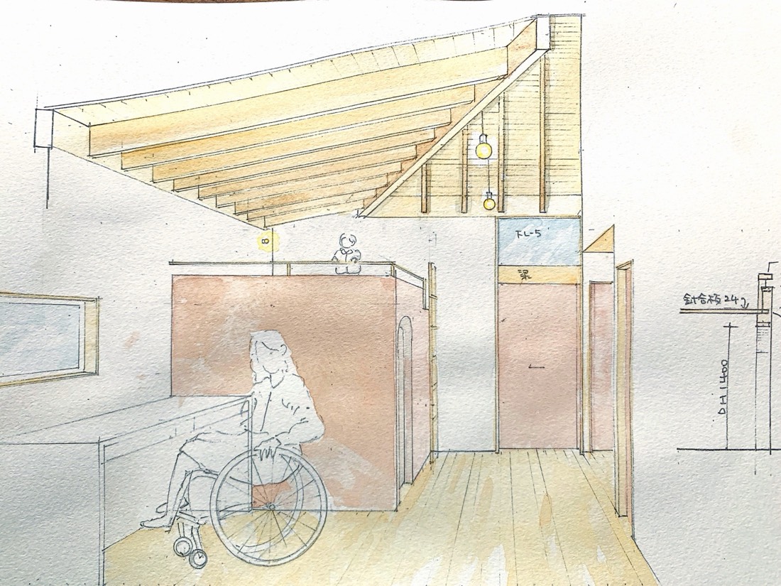 対角の平屋 15